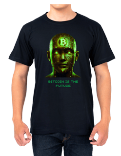 Camiseta Bitcoin Robô