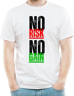 Camiseta  NO RISK NO GAIN
