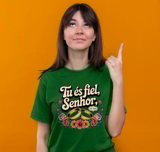 T-shirt Tu és fiel Senhor - HC 535