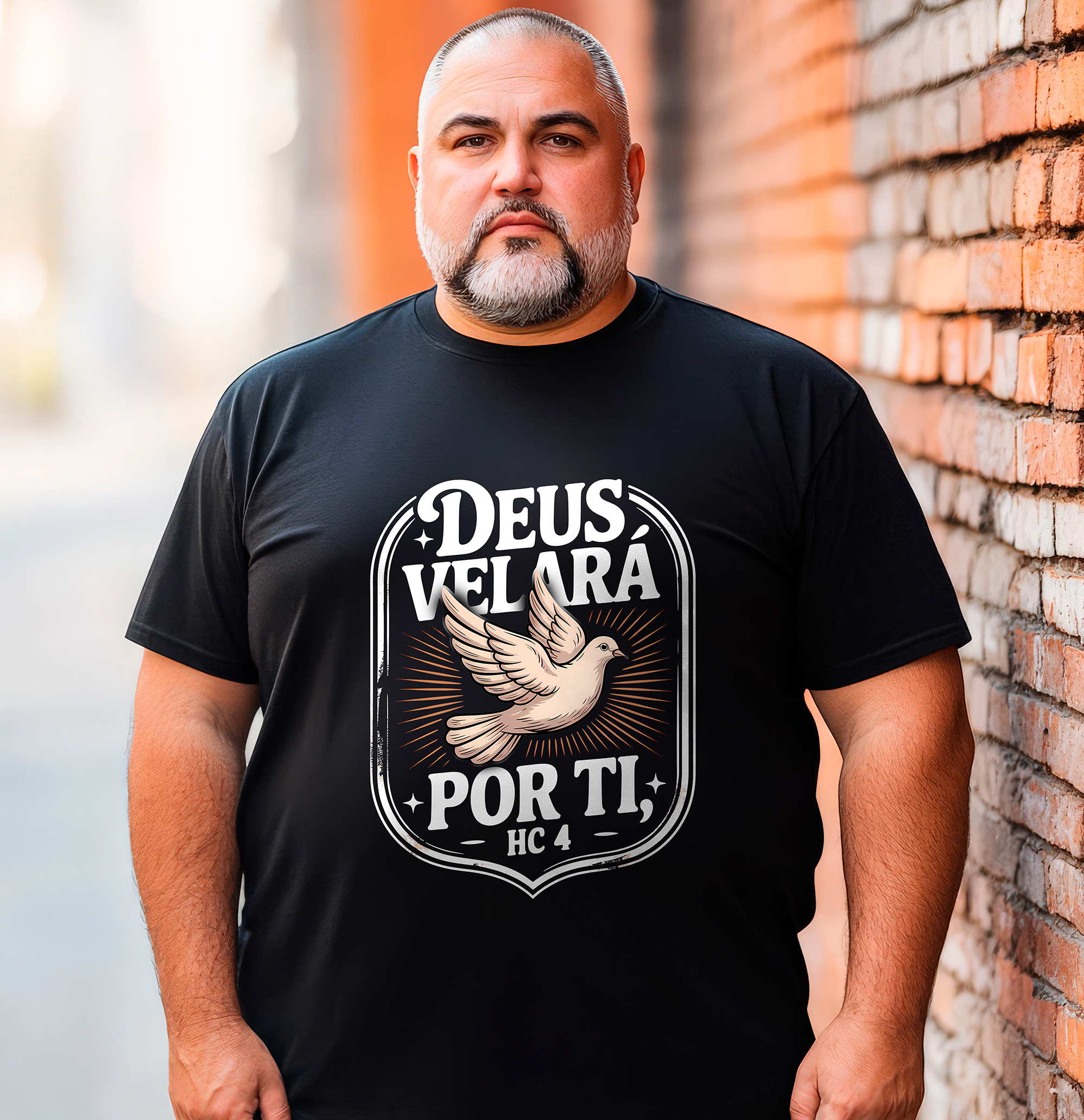 Nome do produto: Plus size - Deus velará por ti HC 4