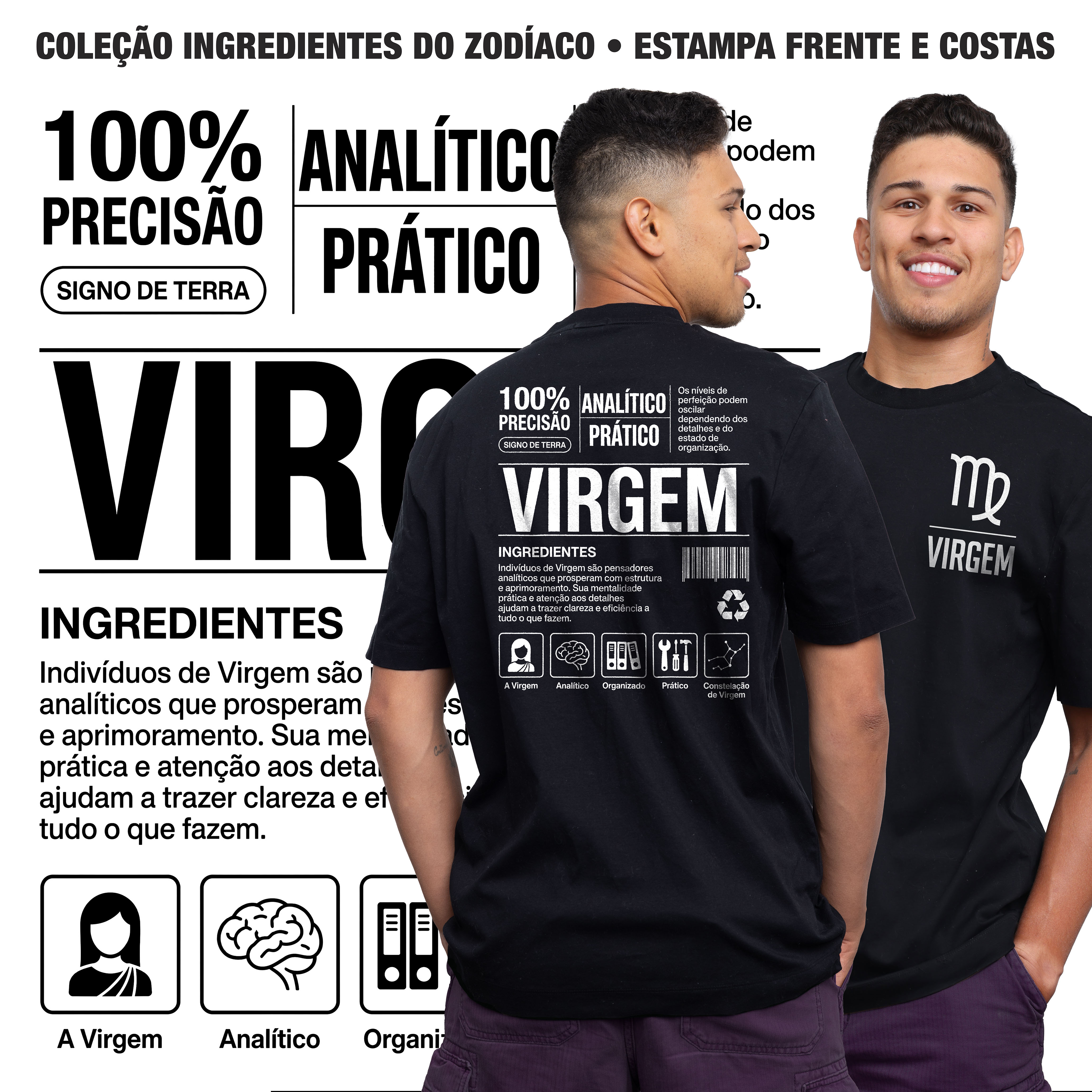 Camiseta Ingredientes de Virgem