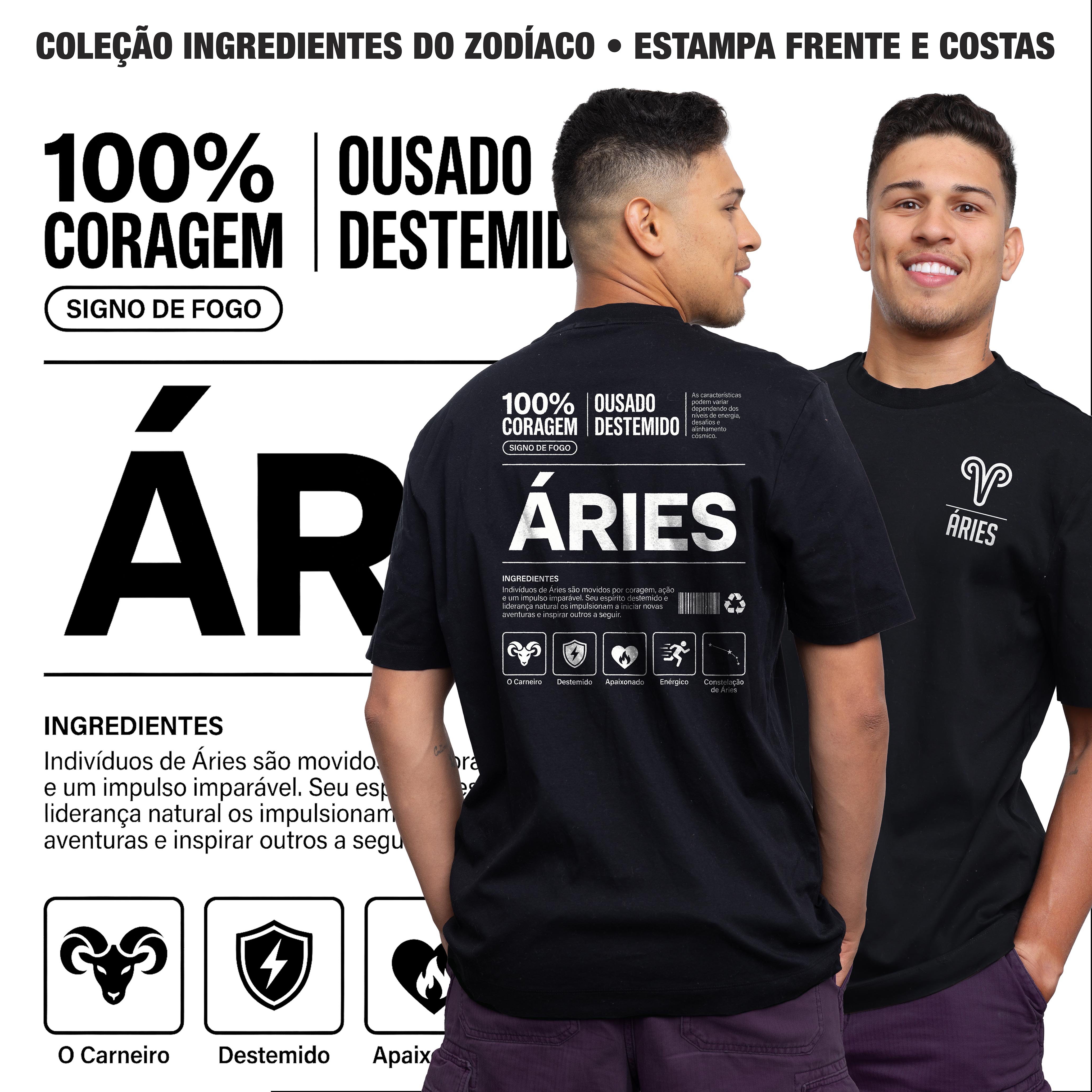 Camiseta Ingredientes de Áries