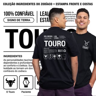 Camiseta Ingredientes de Touro