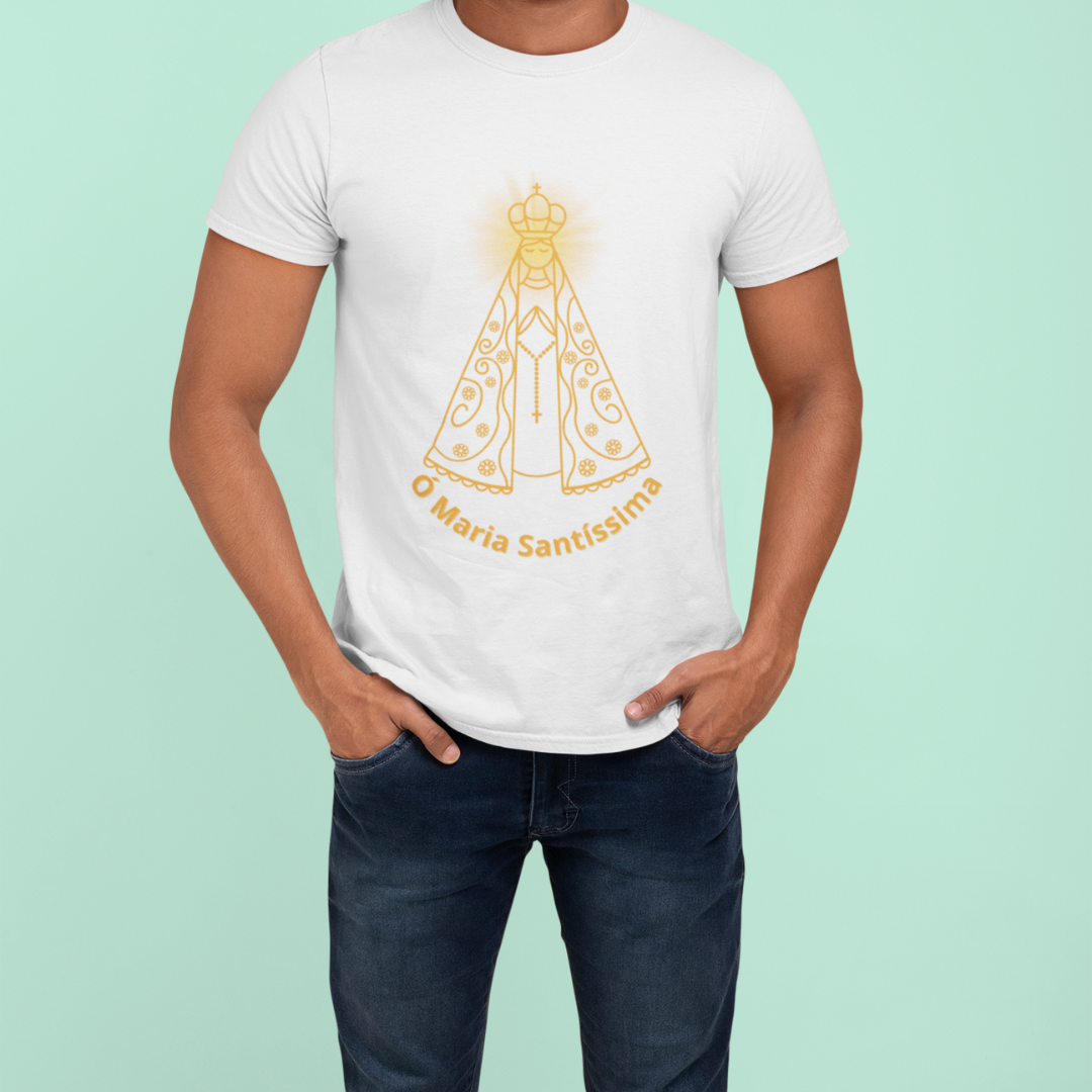  Camiseta Unissex T-Shirt Quality - Nossa Senhora Aparecida