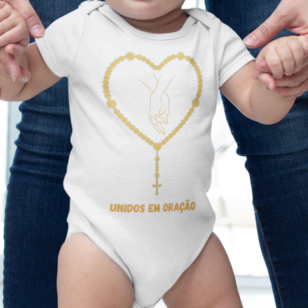 Body Infantil - Unidos em oração - Terço