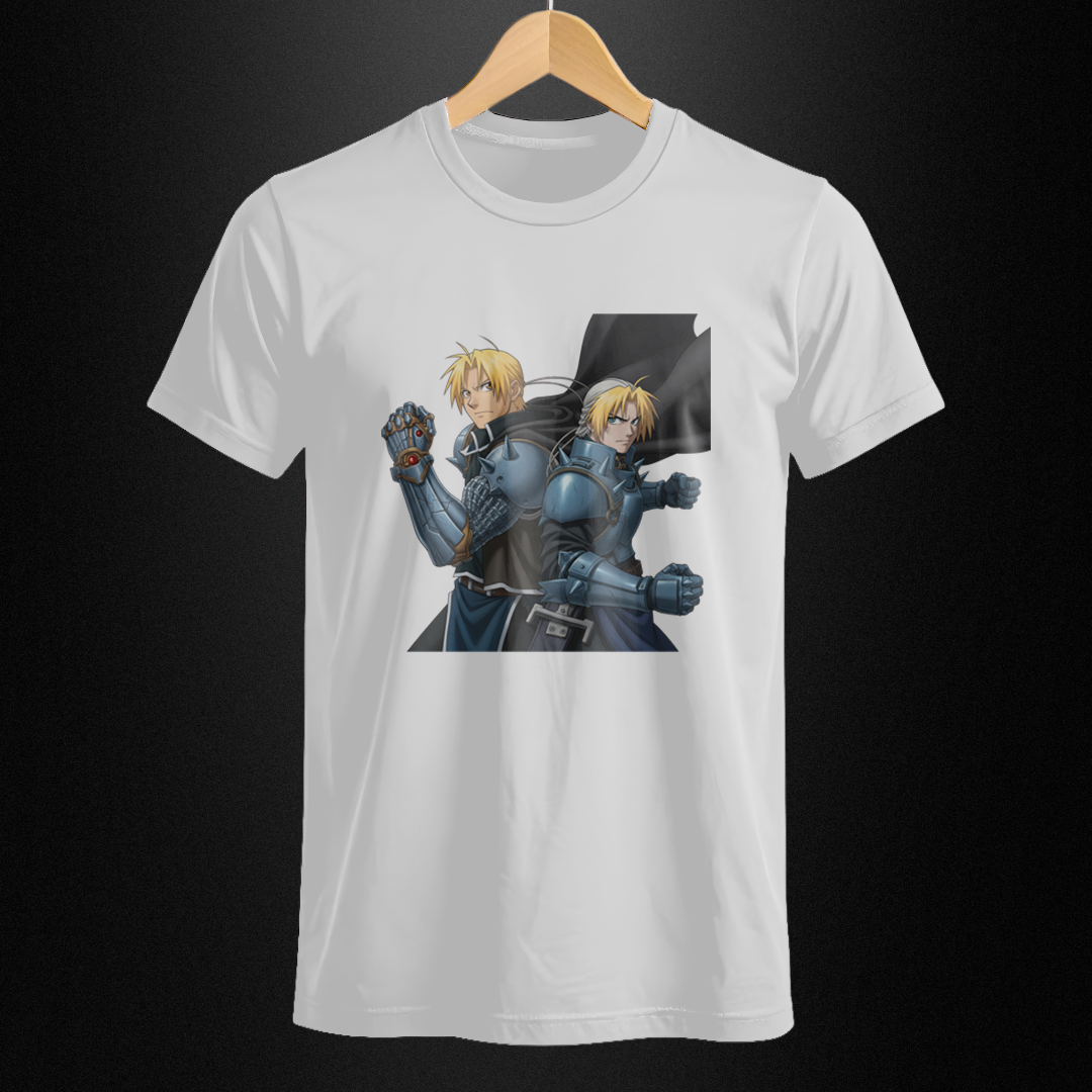 Camiseta Quality - Fullmetal Alchemist -Edward Elric e Alphonse Elric