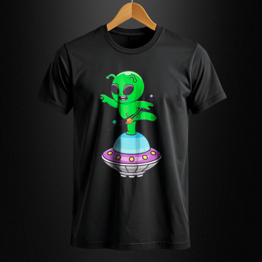 Camiseta Quality - Alien na Nave