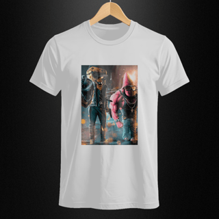 Camiseta Quality - Bob e Patrick Bombados