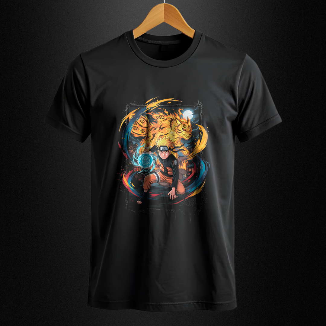 Camiseta Quality - Naruto & Raposa