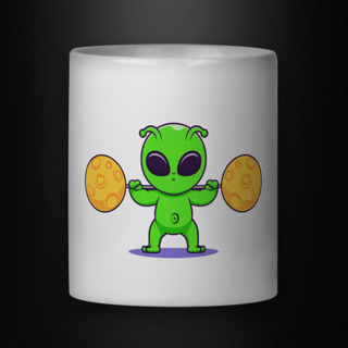 Caneca - Alien na Musculação