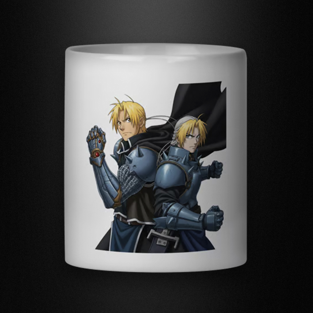 Caneca - Fullmetal Alchemist -Edward Elric e Alphonse Elric
