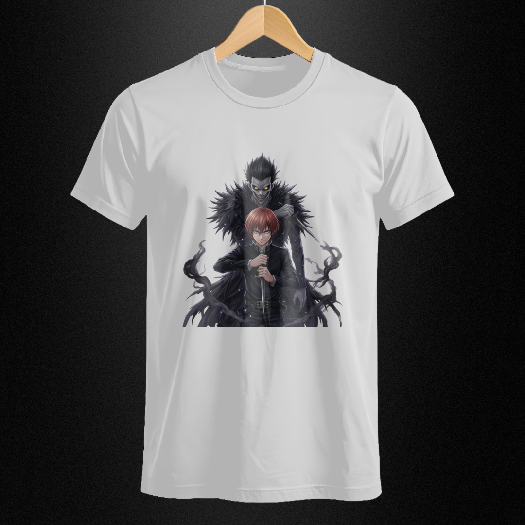 Camiseta Quality - Death Note - Light e Ryuk