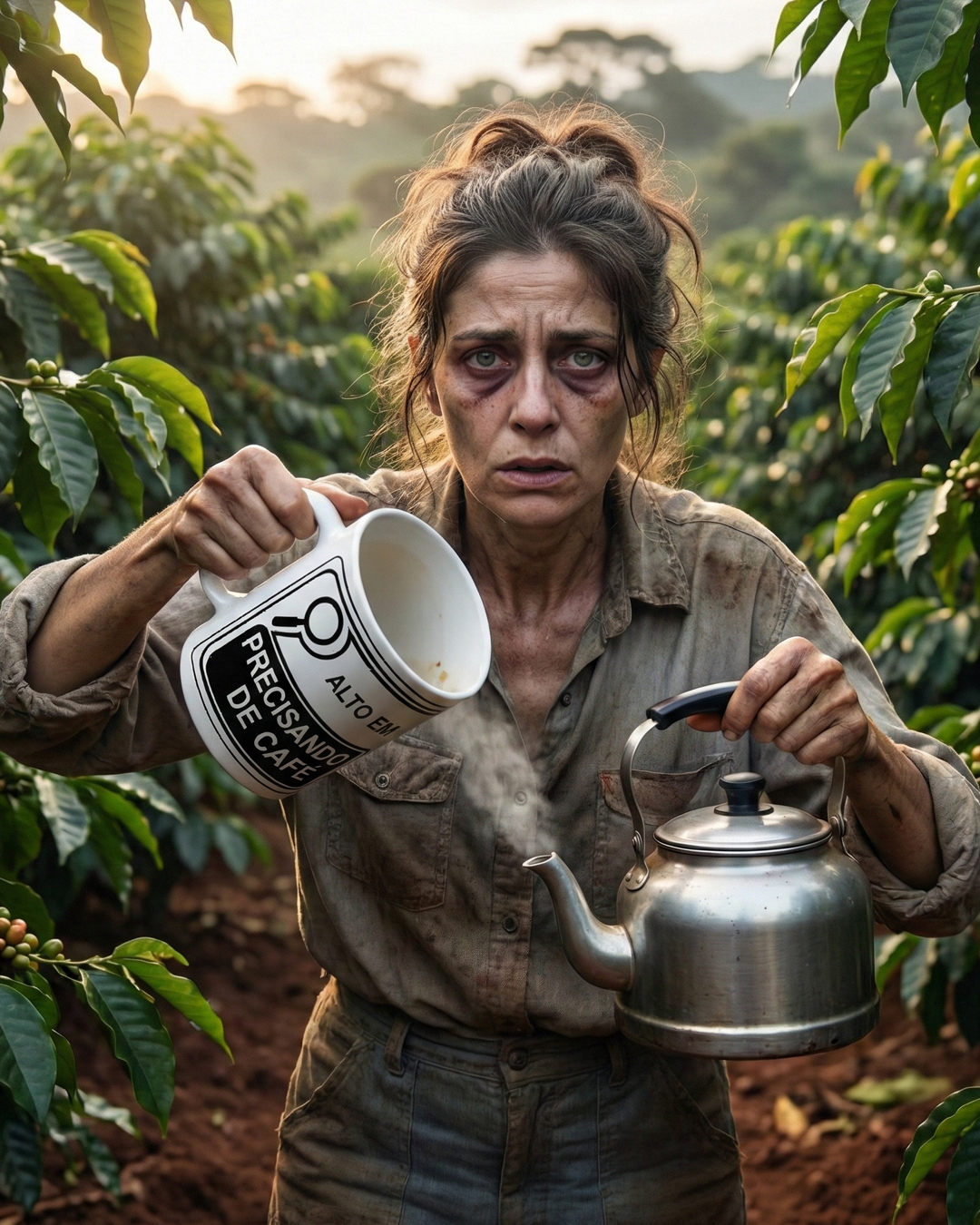 Caneca: ALTO EM PRECISANDO DE CAFÉ