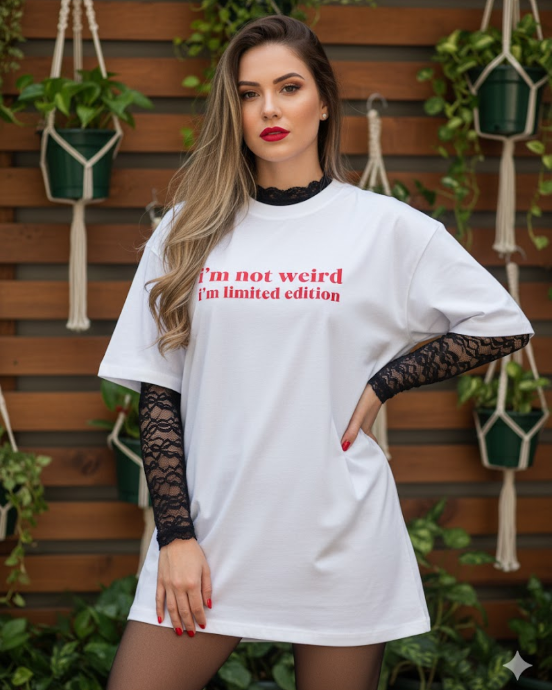 Nome do produto: im not weird im limited edition (oversized)