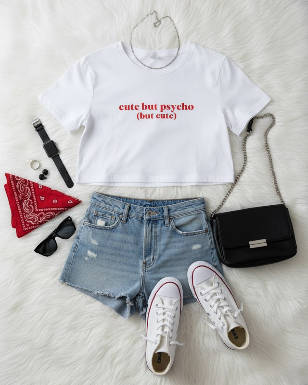 Nome do produto: cute but psycho (cropped)