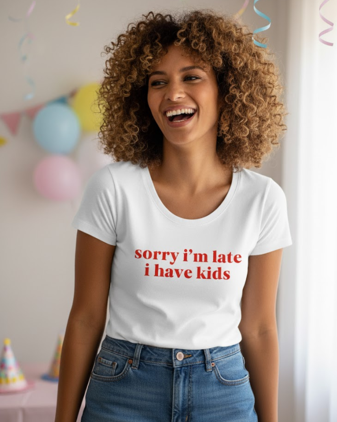 Nome do produto: sorry im late i have kids (babylong)