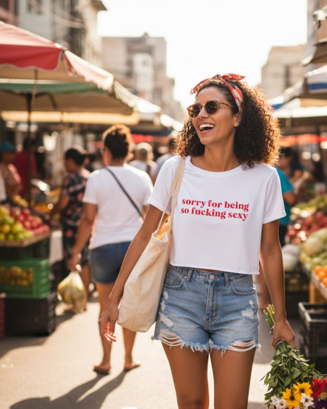 Nome do produto: sorry for being so fucking sexy (cropped)