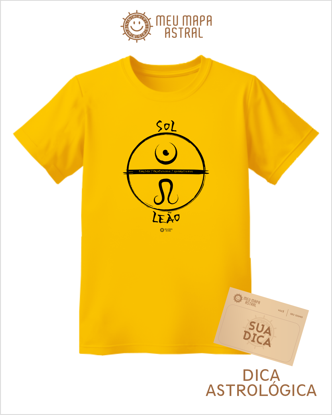 Camiseta Leão/Sol Gráfica