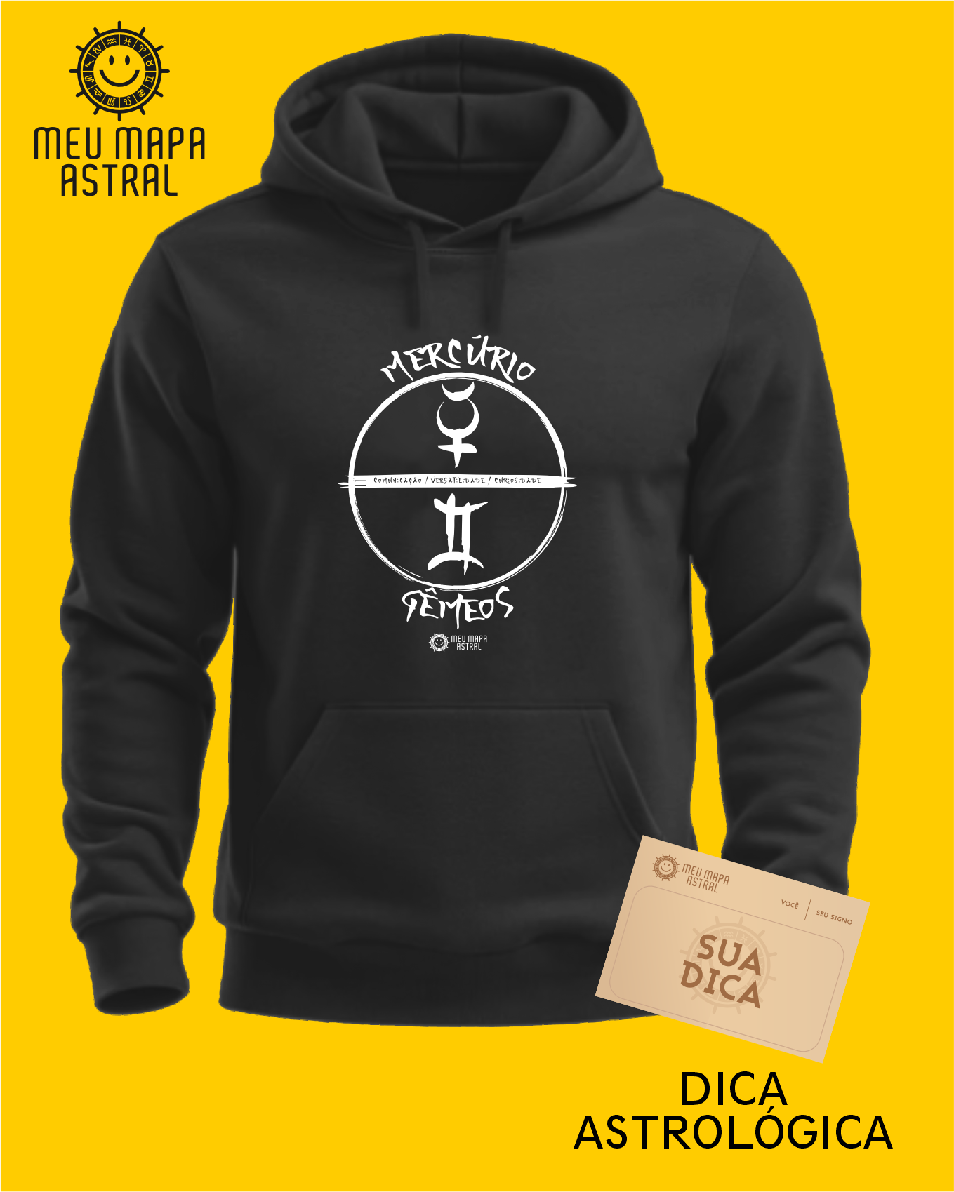 Moletom Gêmeos/Mercúrio Gráfico 