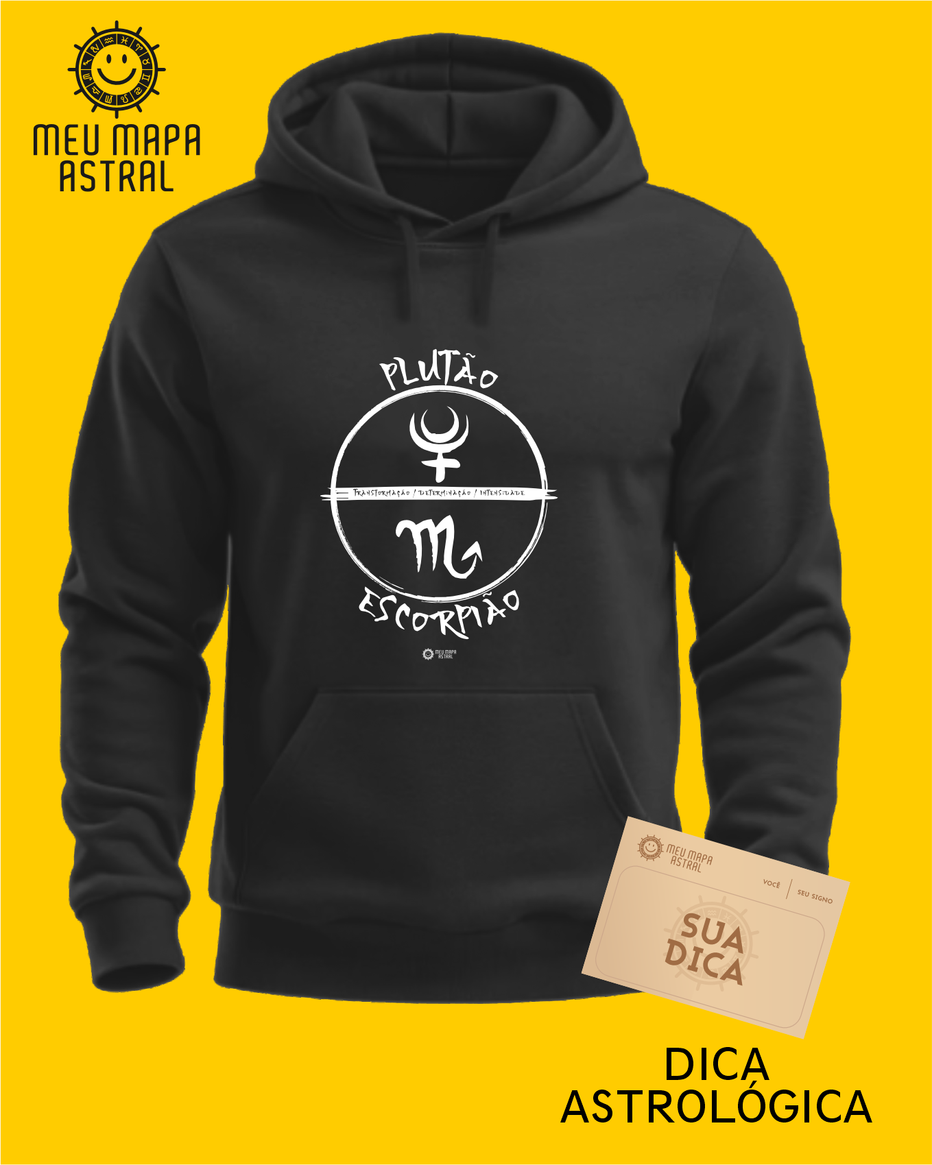 Moletom Escorpião/Plutão Gráfico