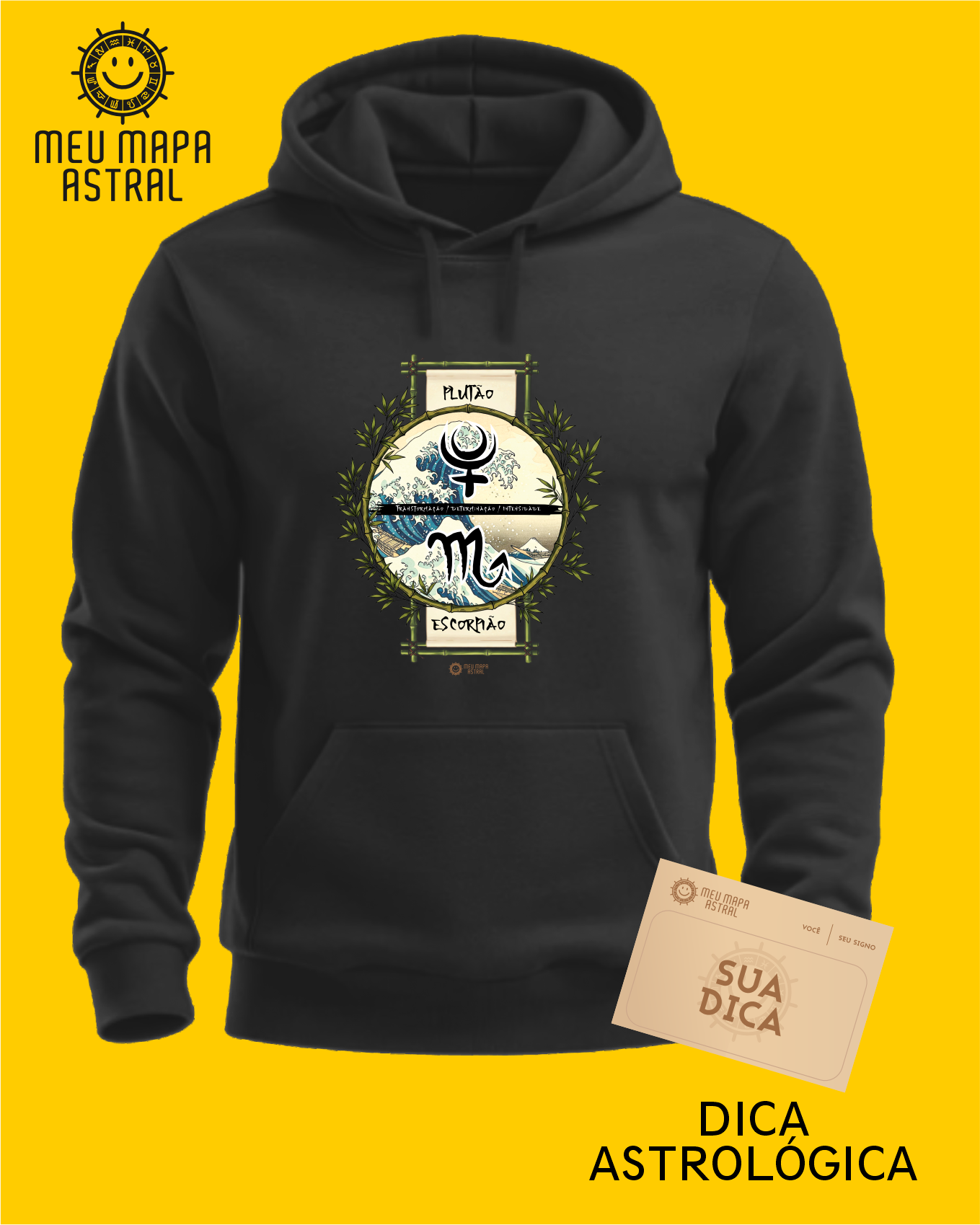 Moletom Escorpião/Plutão Ilustrado