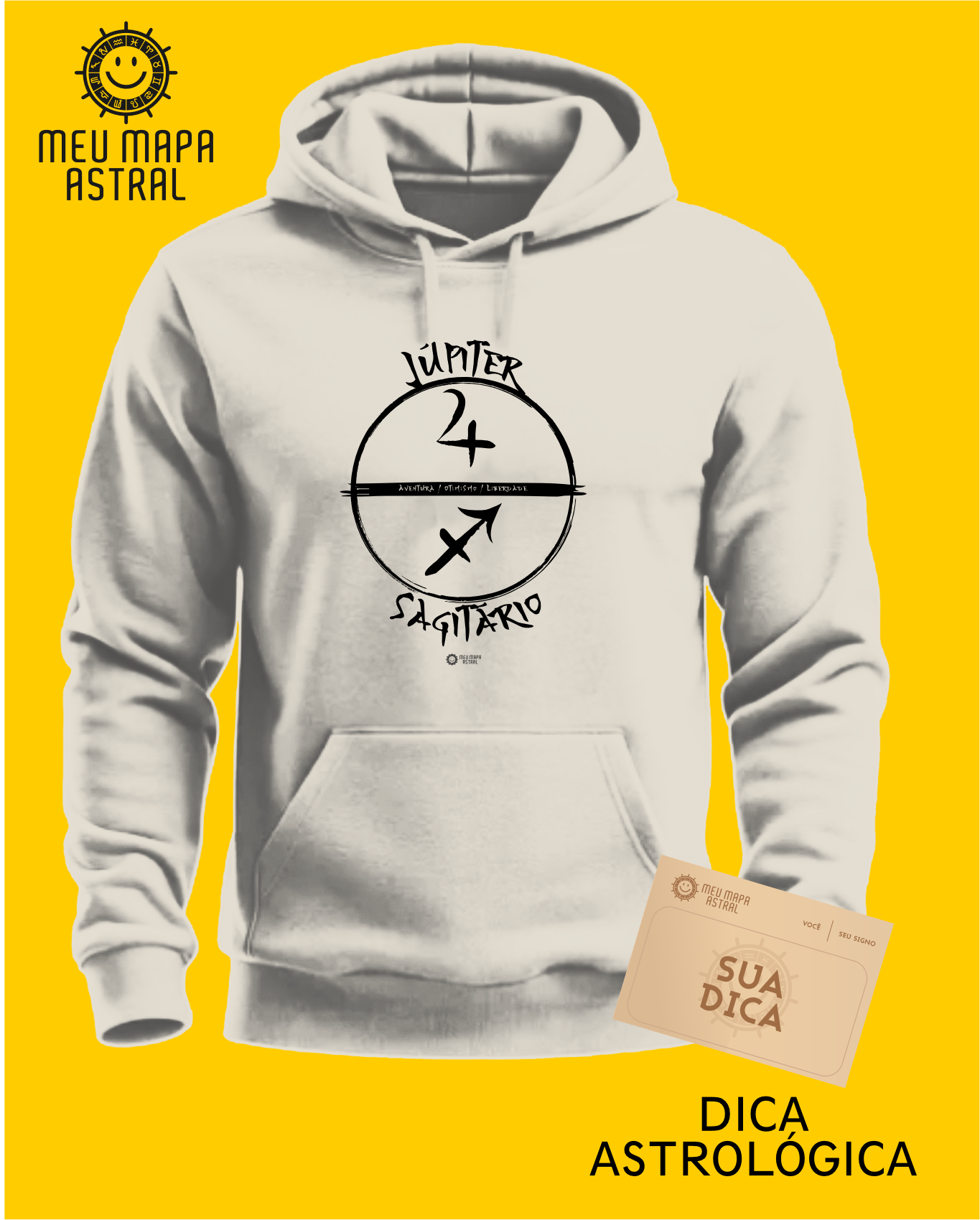 Moletom Sagitário/Júpiter Gráfico