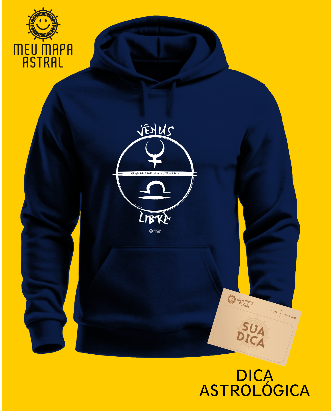 Moletom Libra/Vênus Gráfico