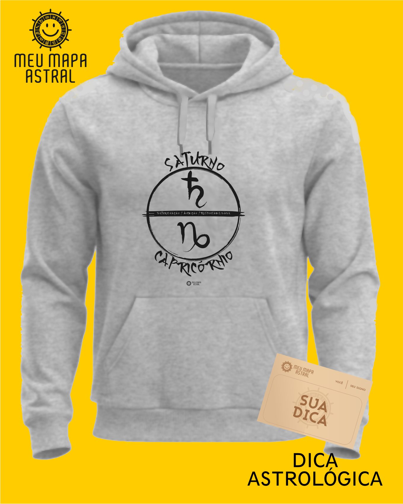 Moletom Capricórnio/Saturno Gráfico