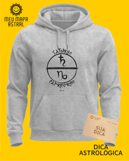 Moletom Capricórnio/Saturno Gráfico
