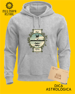 Moletom Aquário/Urano Ilustrado