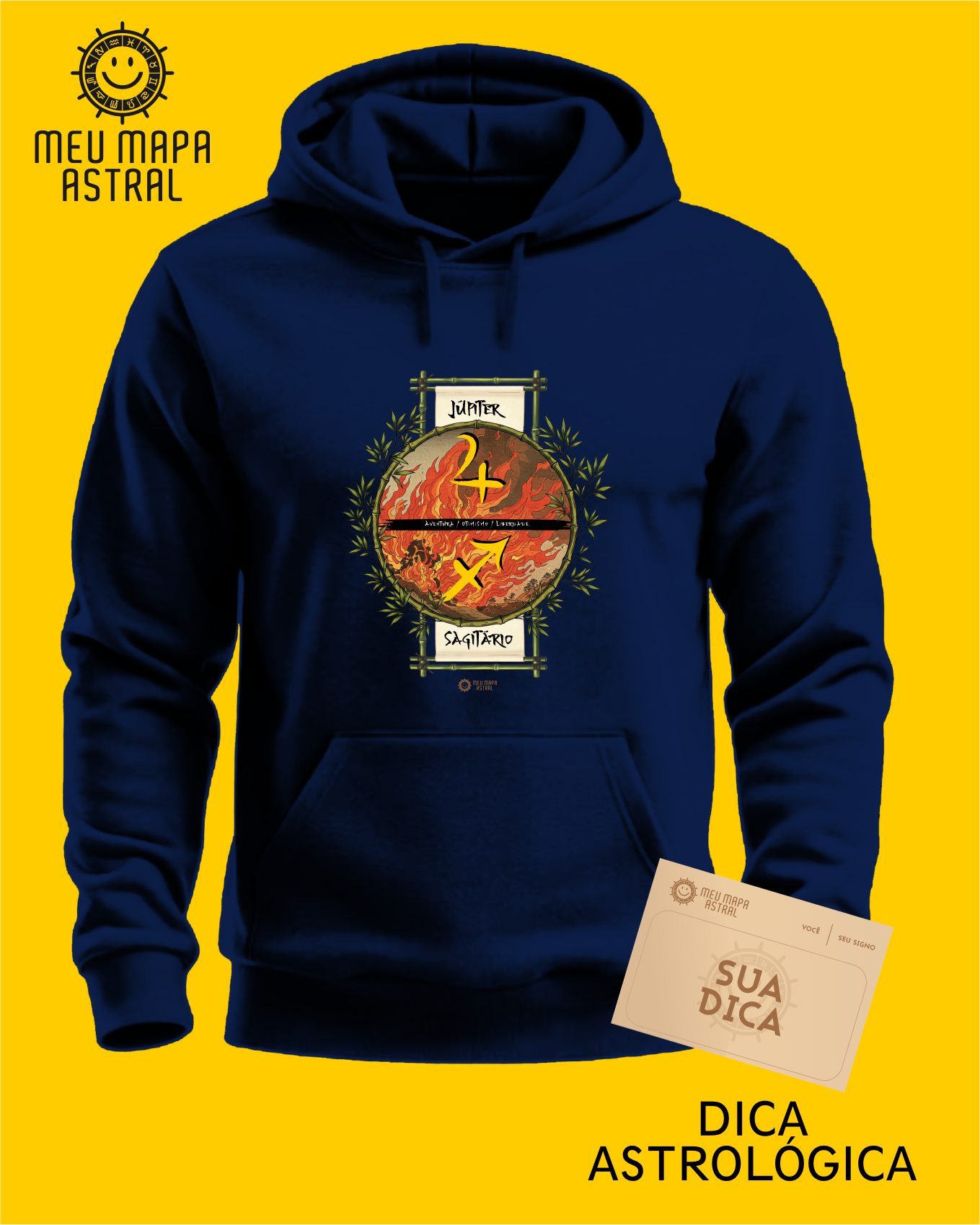 Moletom Sagitário/Júpiter Ilustrado