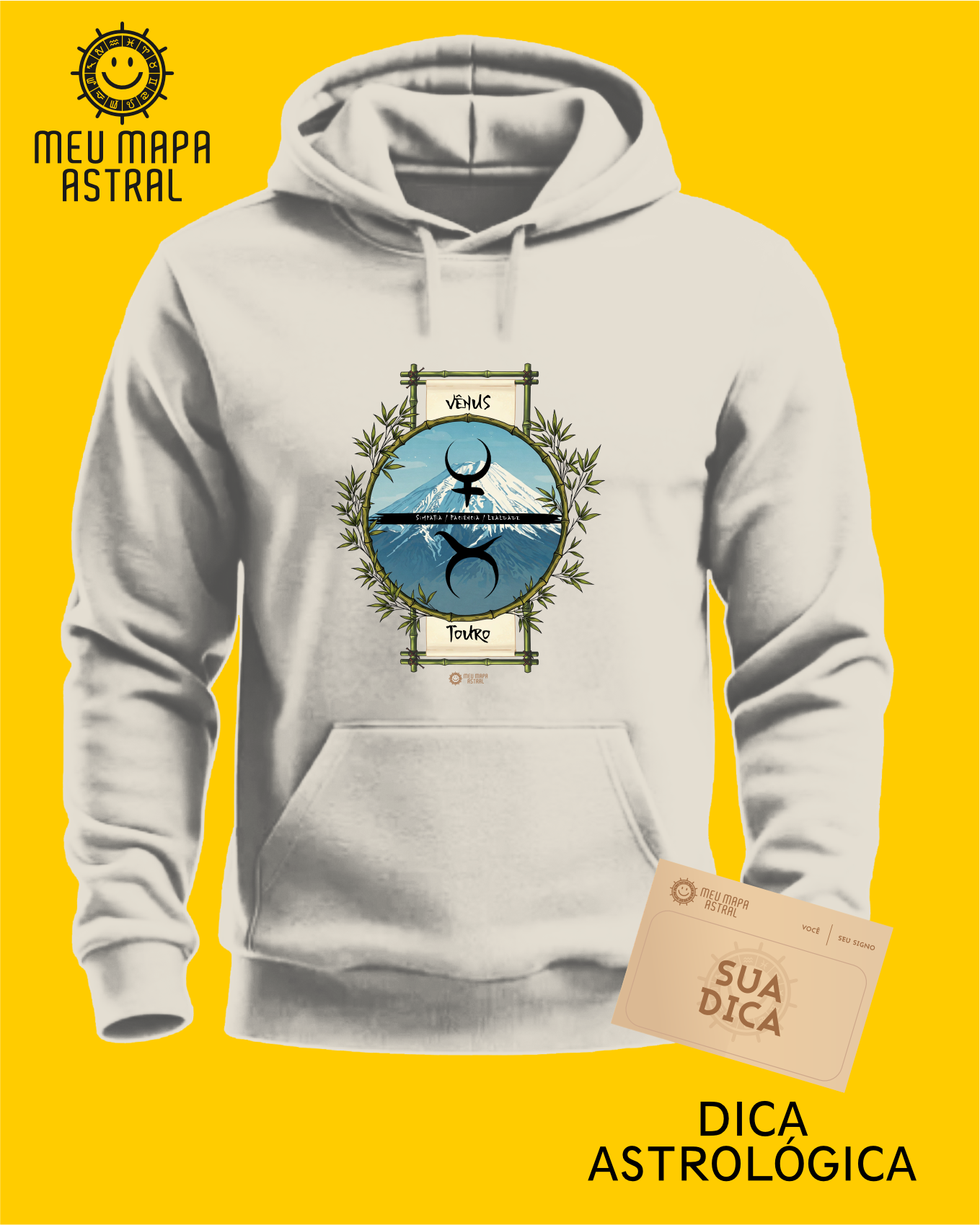 Moletom Touro/Vênus Ilustrado