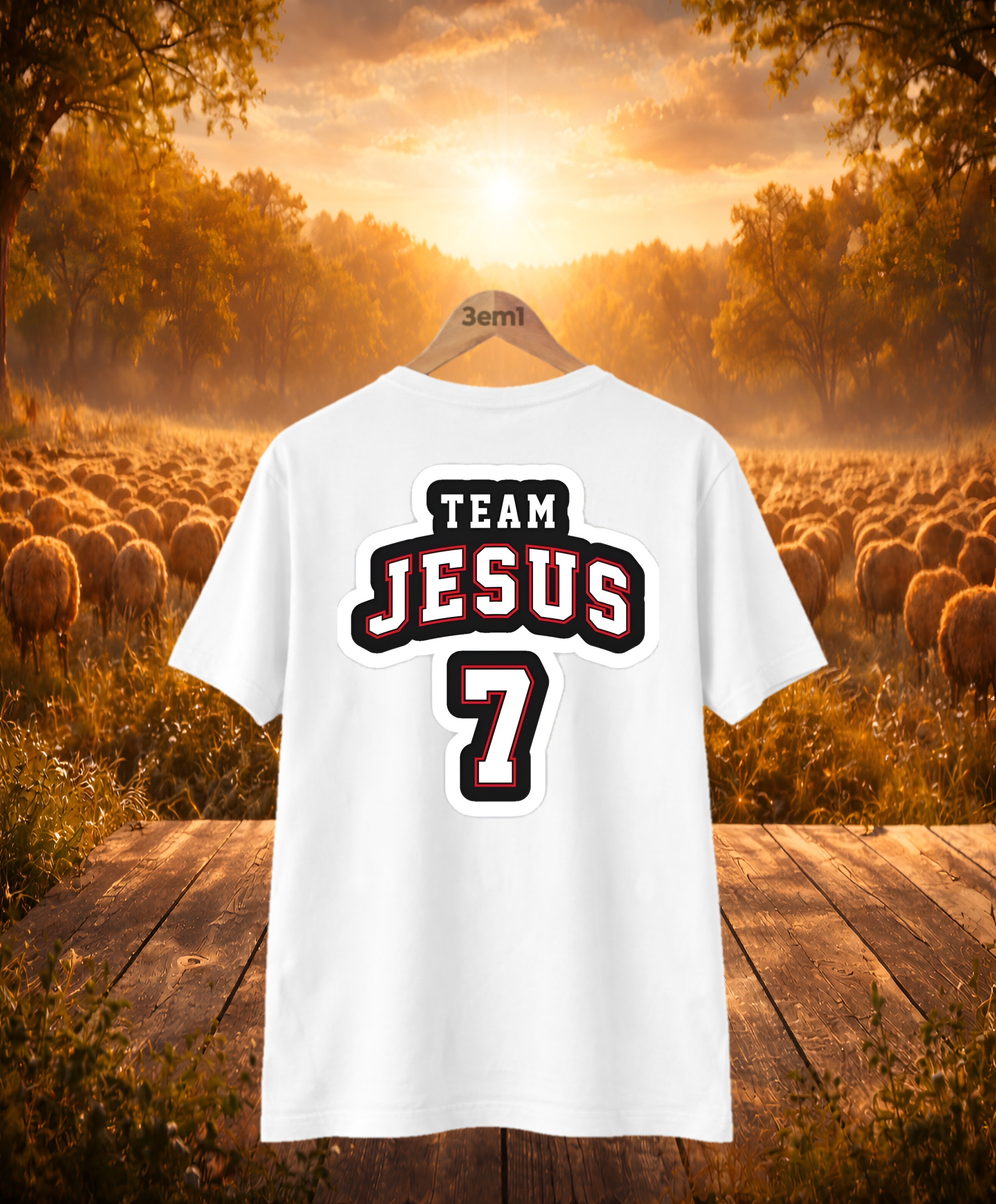 Camisa Cristã (somente costas)