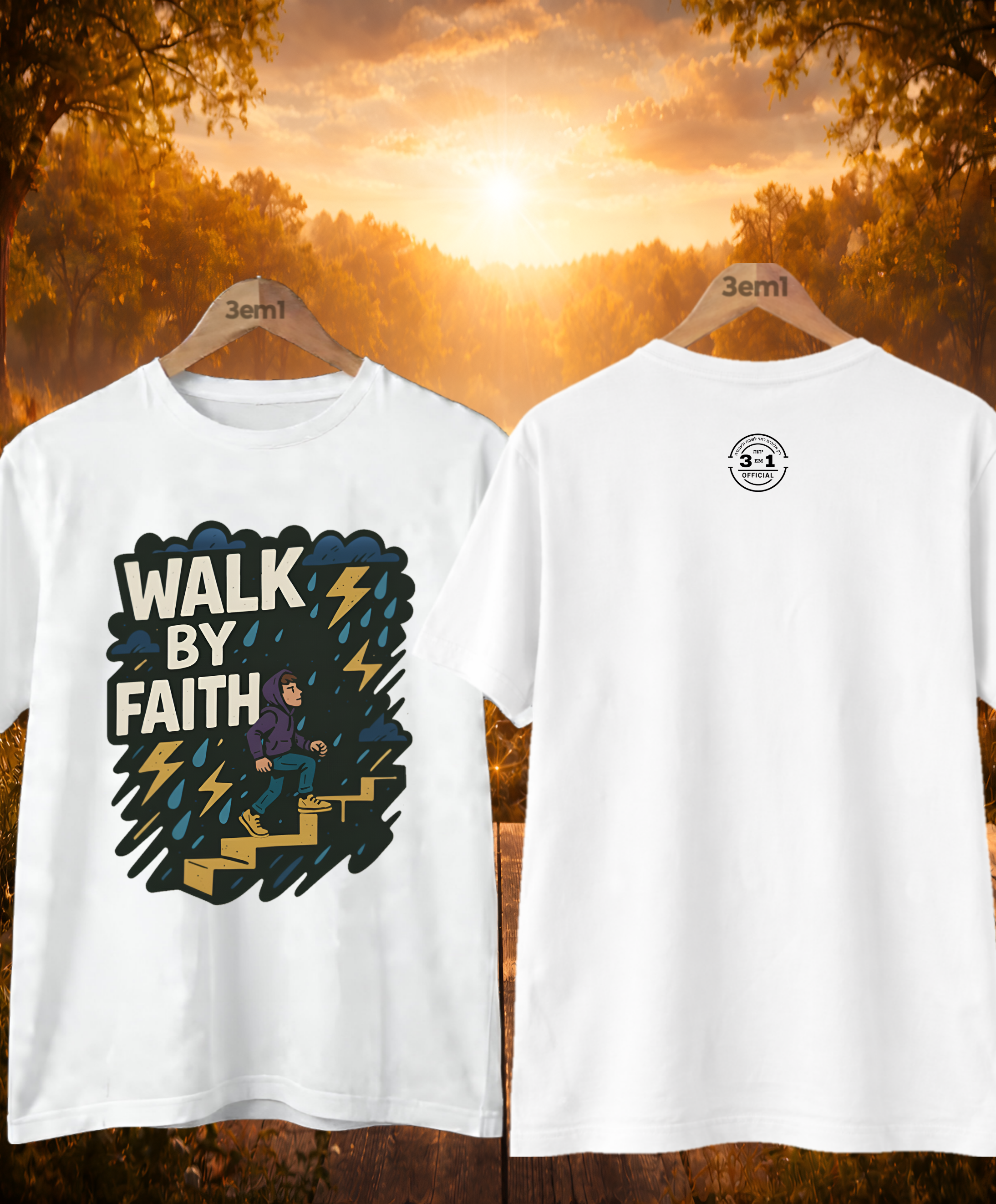 Camisa - Caminhe pela Fé Exclusiva 3em1