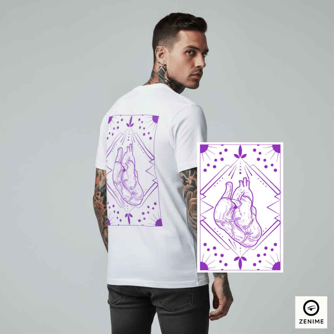 Nome do produto: Camisa Minimalista Carta Coração 