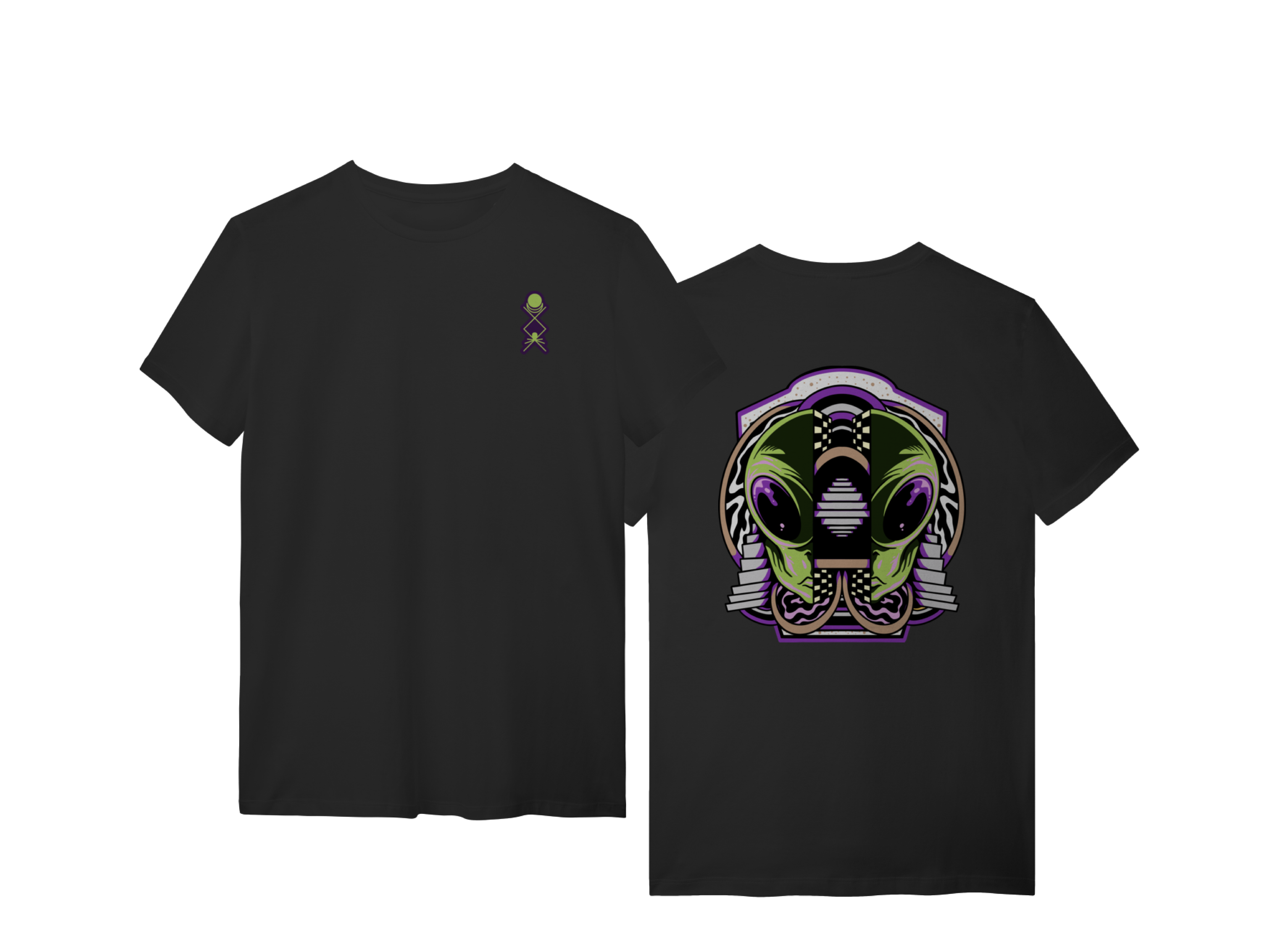 T-Shirt Martian Arts Preta