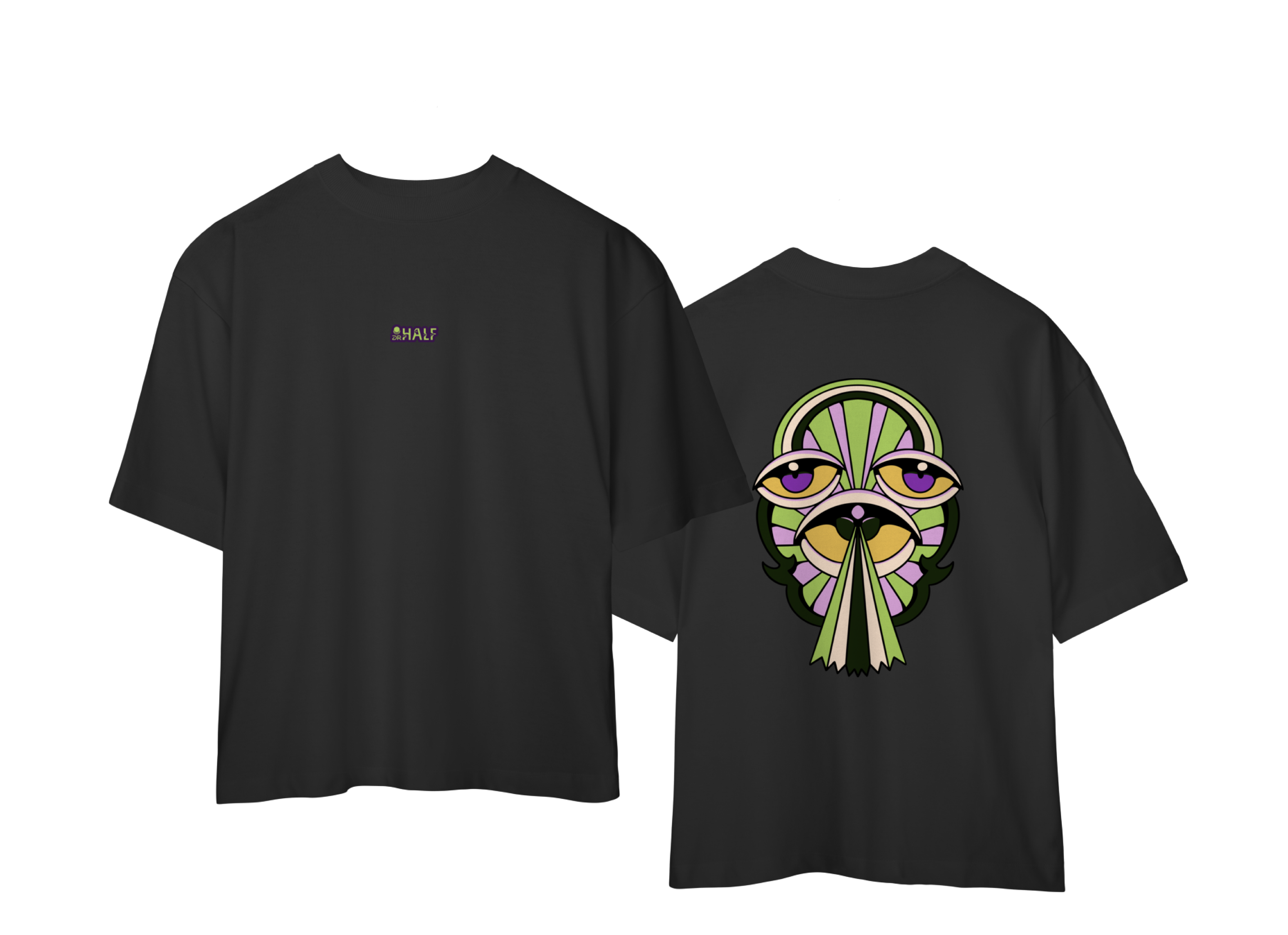 Oversized Observ Frente e Verso Cores.