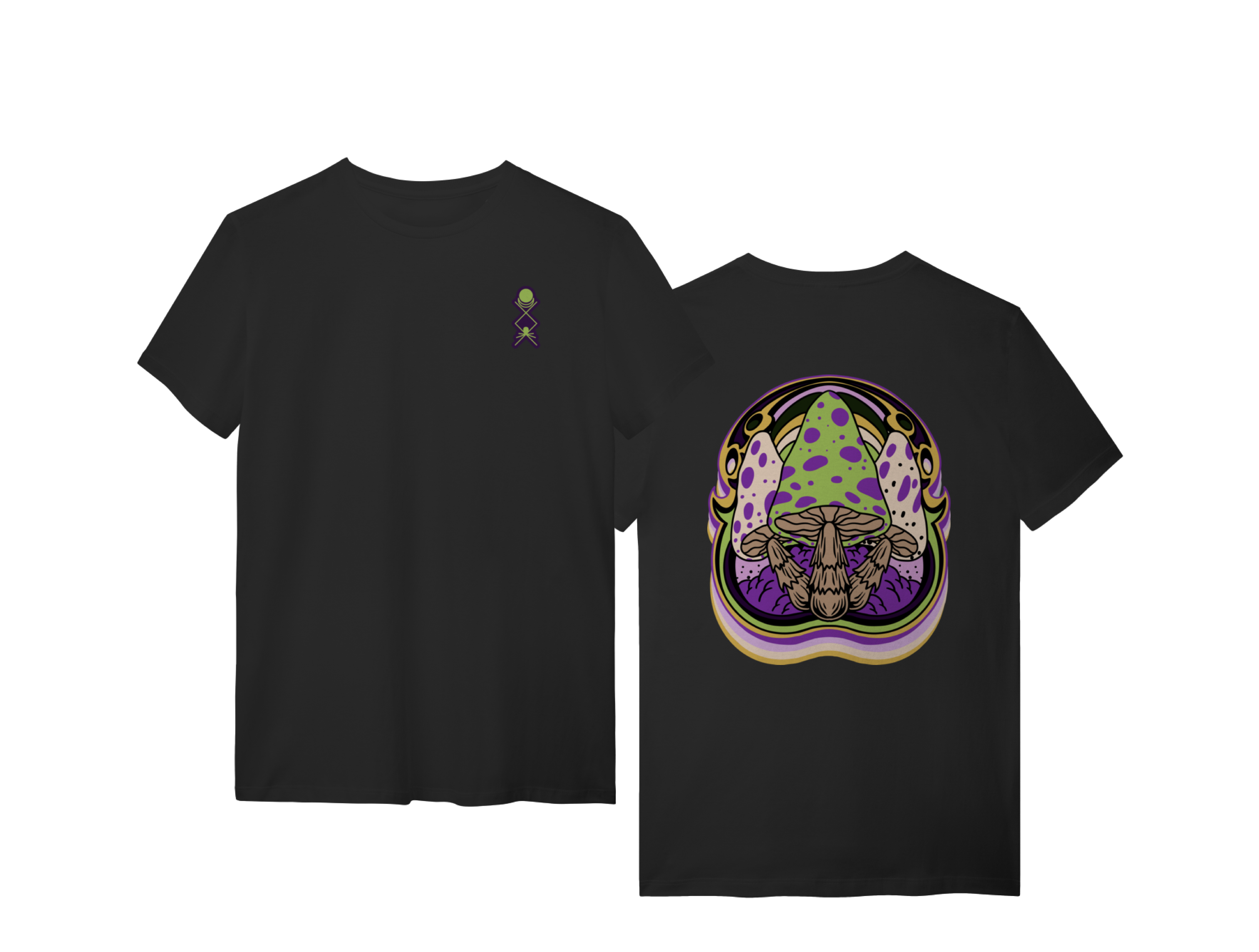 T-Shirt Psylocibe Preta