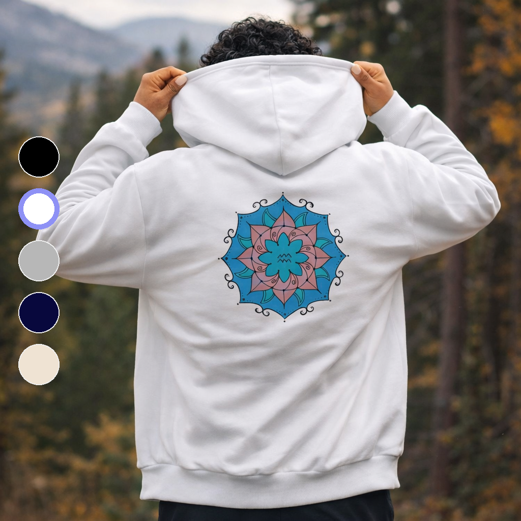 Moletom Com Zíper Aquário