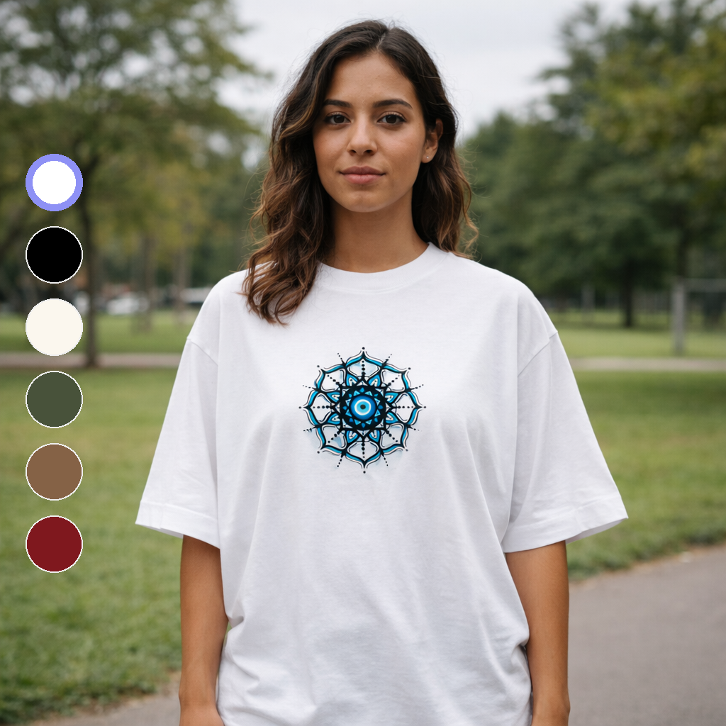 Camiseta Oversized Olho Grego – 