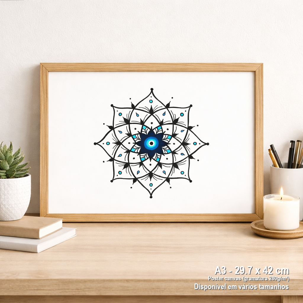 Pôster Paisagem Olho Grego – 