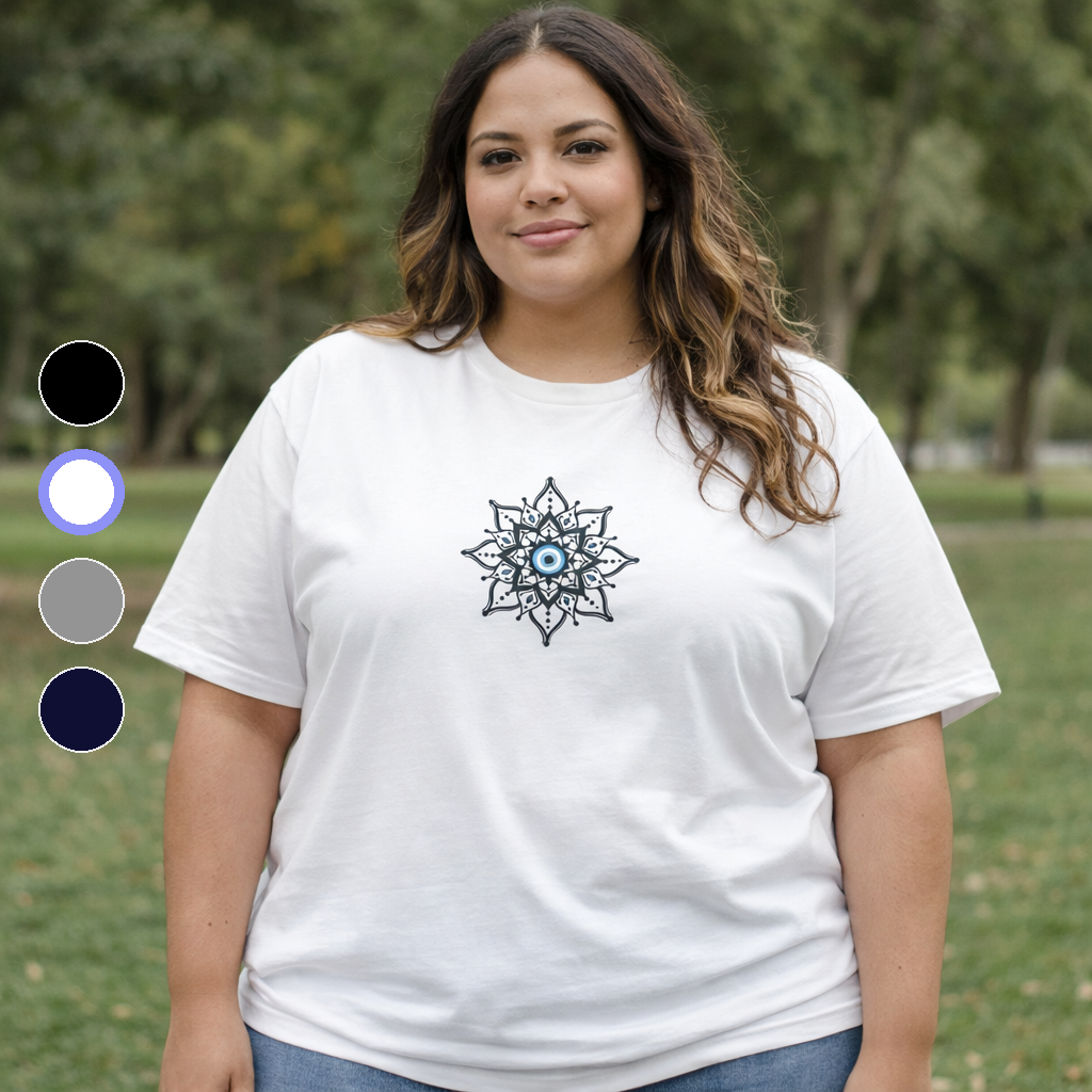 Camiseta Plus Size Olho Grego – 