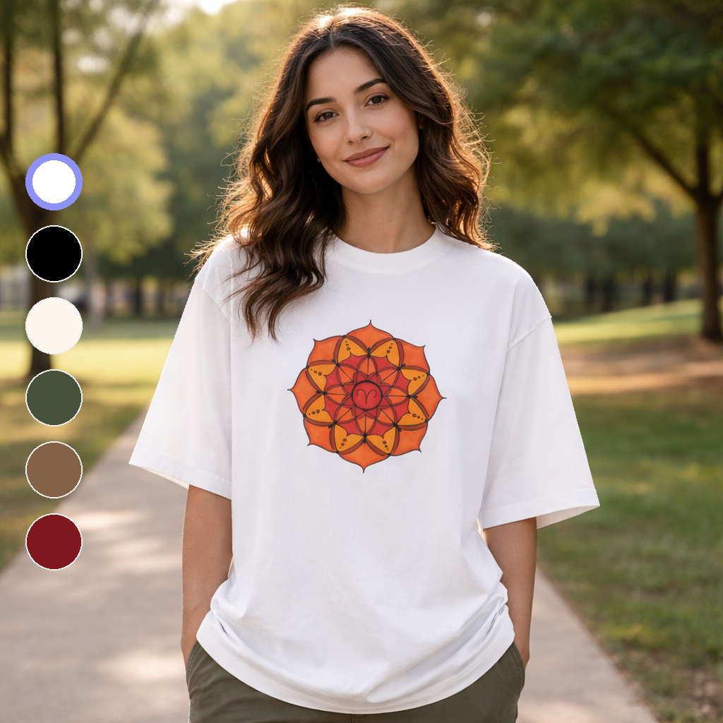 Camiseta Oversized Áries