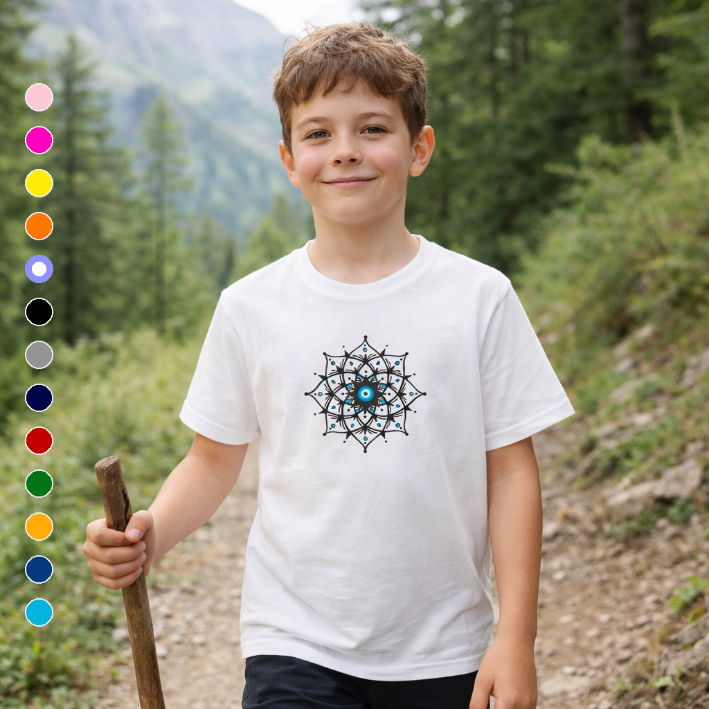 Camiseta Clássica Infantil Olho Grego – 