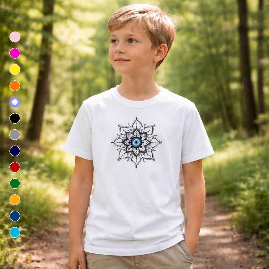 Camiseta Clássica Infantil Olho Grego – 
