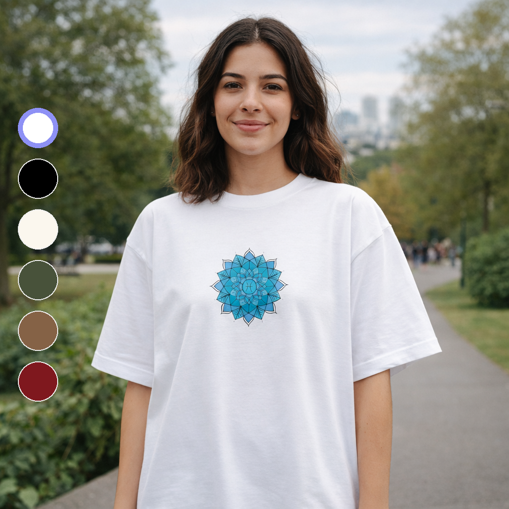 Camiseta Oversized Peixes