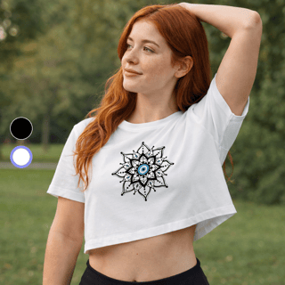 Camiseta Cropped Olho Grego – 