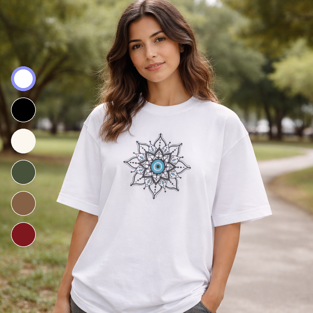 Camiseta Oversized Olho Grego – 