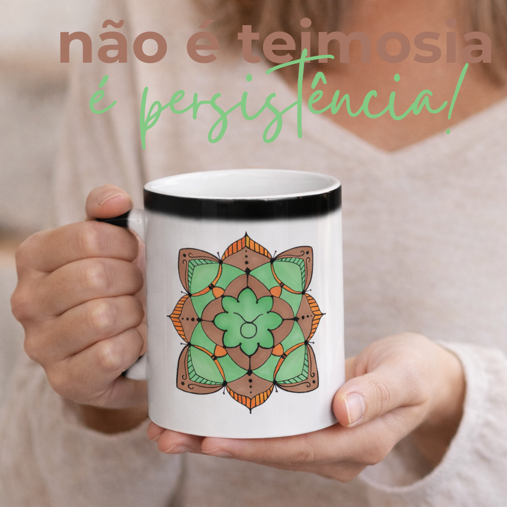 Caneca Mágica Mandala Signo de Touro - 