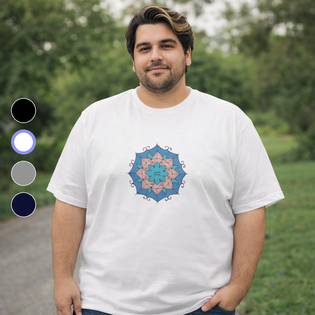 Camiseta Plus Size Aquário